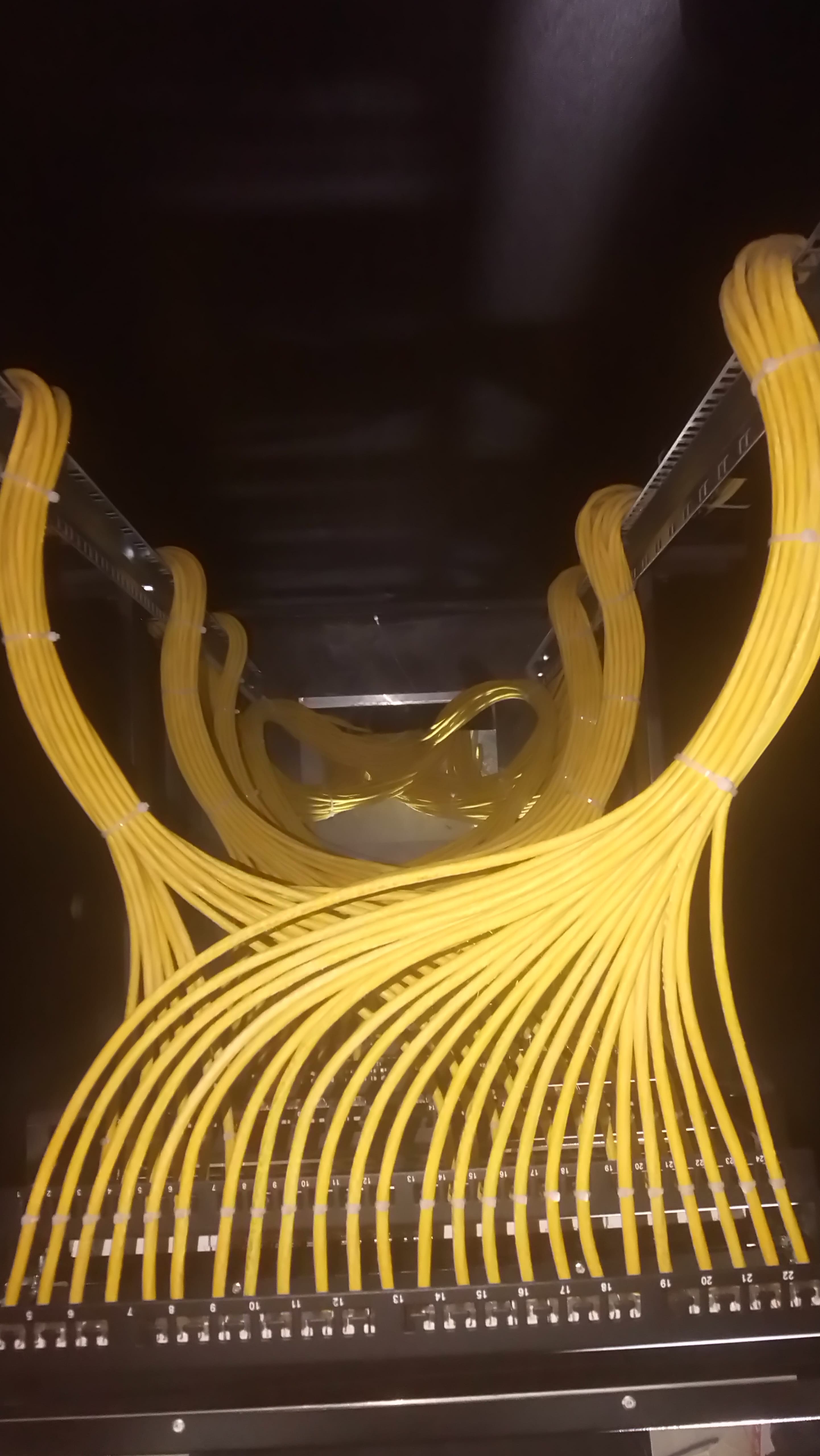 Yapısal kablolama patch panel