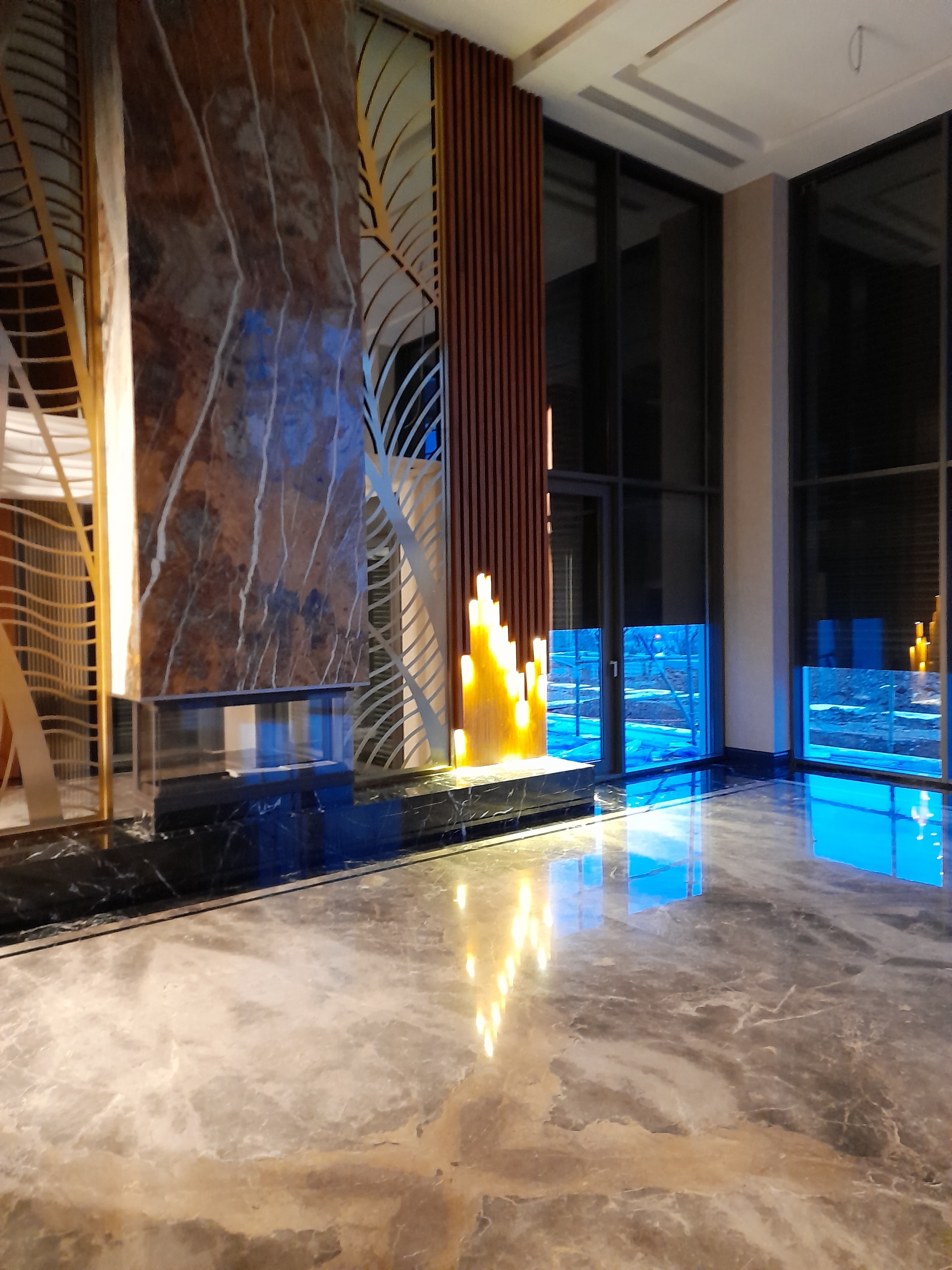 Premium lobi aydınlatma tasarımı